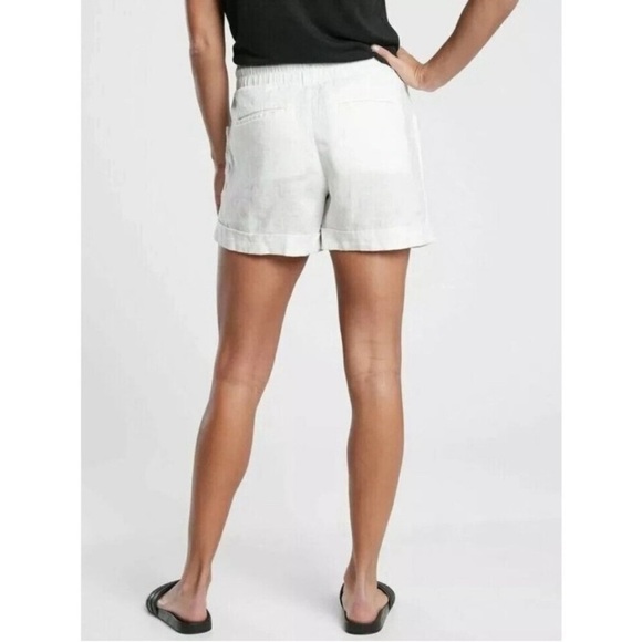 Athleta High Waist White Shorts - Picture 2 of 13